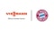 L'image montre le logo de Viessmann et du FC Bayern côte à côte.