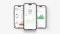 Sur l'image, on voit Dynamic Assistant affichant le prix de l'électricité, la consommation et le tableau de bord énergétique sur l'écran d'un smartphone.