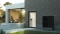 Pompe à chaleur Vitocal 250-A sur le mur d’une maison, à côté d’un patio